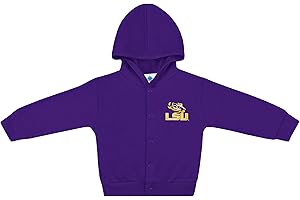 Creative Knitwear College Baby Snap Hooded Jacket - Team Logo, Multiple Colors, for Boys & Girls, (0-24 Months)