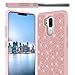 LG G7 ThinQ Case,LG G7 Case with HD Screen Protector,SunRemex Durable Armor and Heavy Duty Protective with Fashion Design Case Cover for LG G7 Phone (Rose Gold)