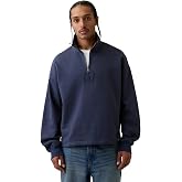 GAP Men's Logo Half Zip Sweatshirt
