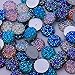 Rosebeading 50pcs 12mm Round Crocodile Cabochons Resin Embellishments cabochon,Prism Cabochons,Prism Jewelry Supply