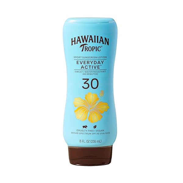 HAWAIIAN TROPIC ISLAND SPORT SUNSCREEN LOTION, ULTRA LIGHT,...