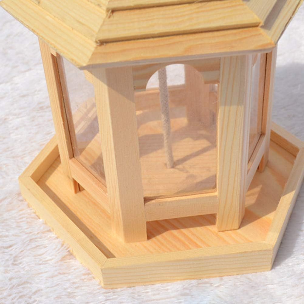 con farol para colgar en el techo Dyyicun12 para pájaros y alimentador