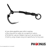 Phoxinus Katana Hooks PTFE Coated Wide Gape Angled Carp Hooks view 3