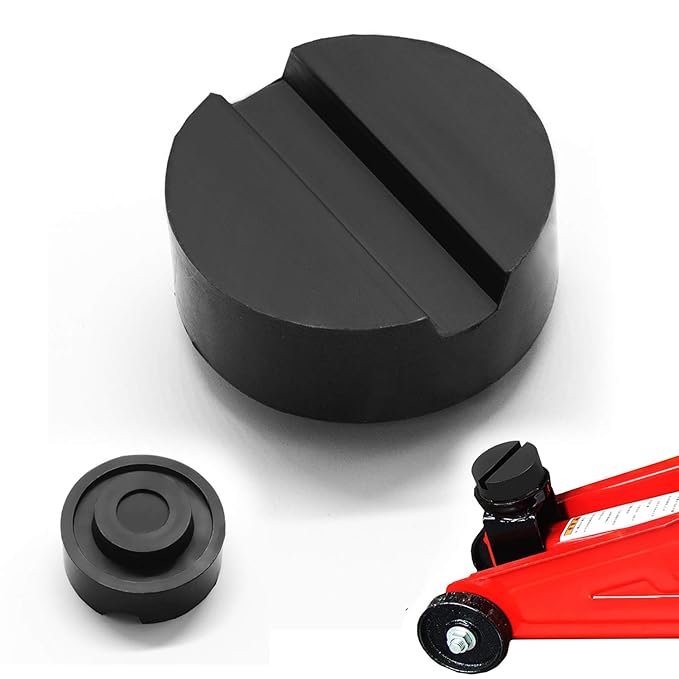 CXG Wagenheber Gummiauflage, Universelle Gummiauflage für Hydraulischer Rangierwagenheber und Hebebühnen, Gummi Jack Pad für 