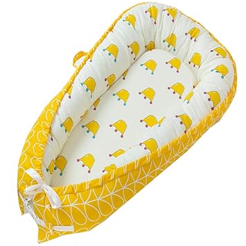yellow bassinet