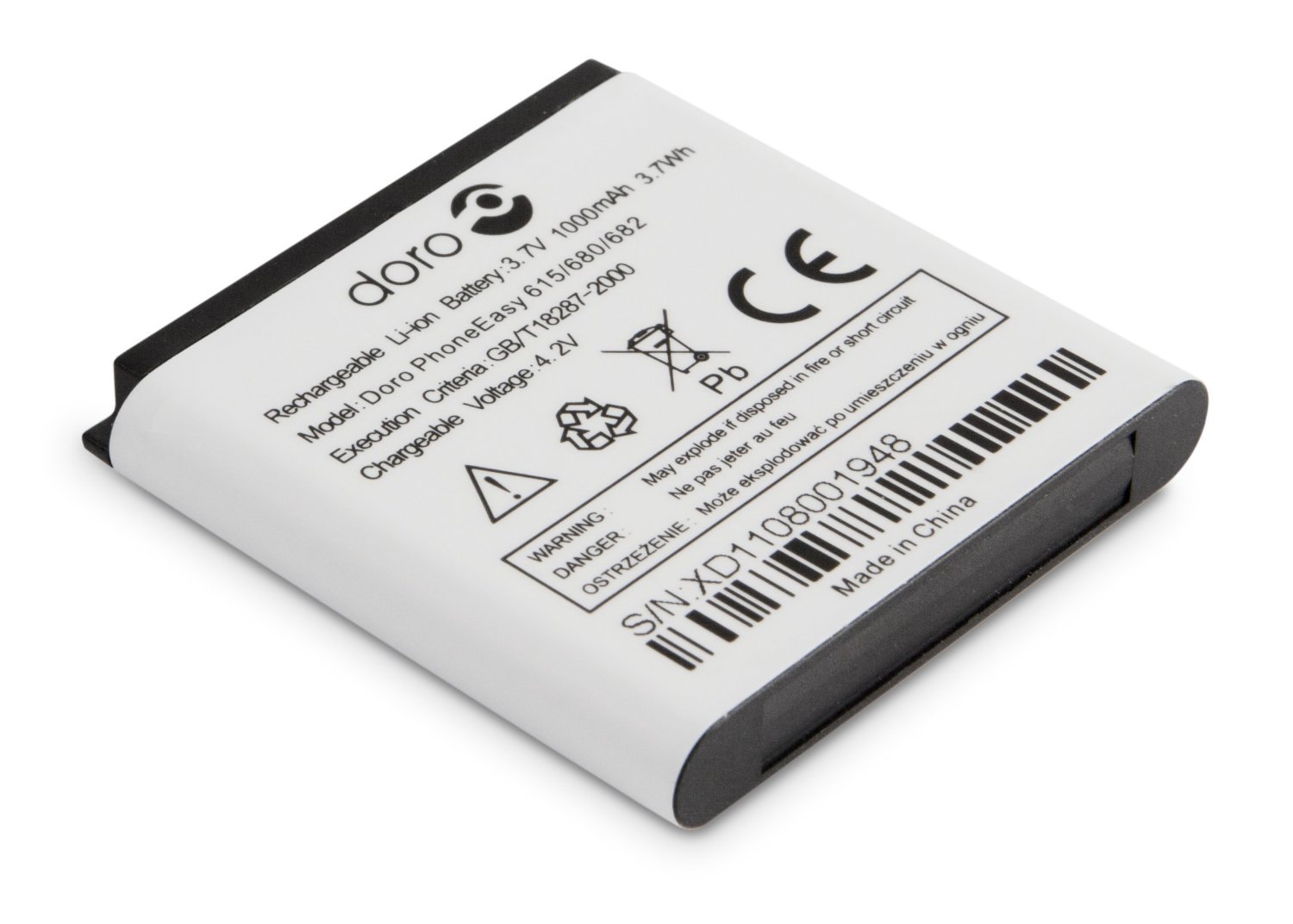 Doro 5822 Doro Replacement Battery for Doro PhoneEasy 615