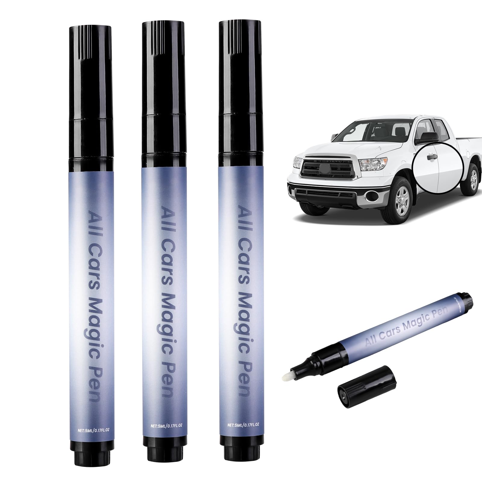 Photo 1 of 3pcs All Cars Magic Pen,Magic Car Scratch Remover Pen Kit,Quick & Easy Magic Pen for Car Scratches,Repair Paint Damage on All Car Colors