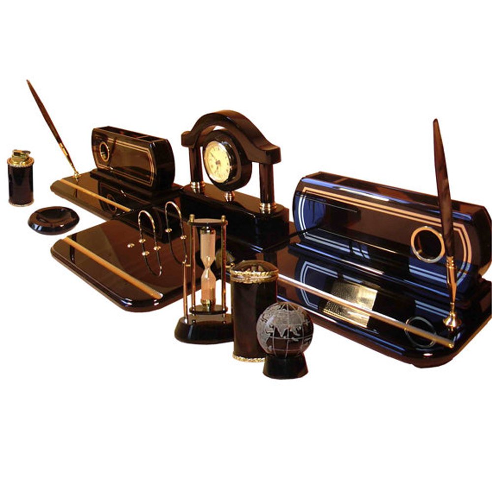 Письменный набор на стол руководителя. Письменный набор для руководителя. Письменный набор для руководителя. /цв. Настольный набор "bestar" (11 предм.