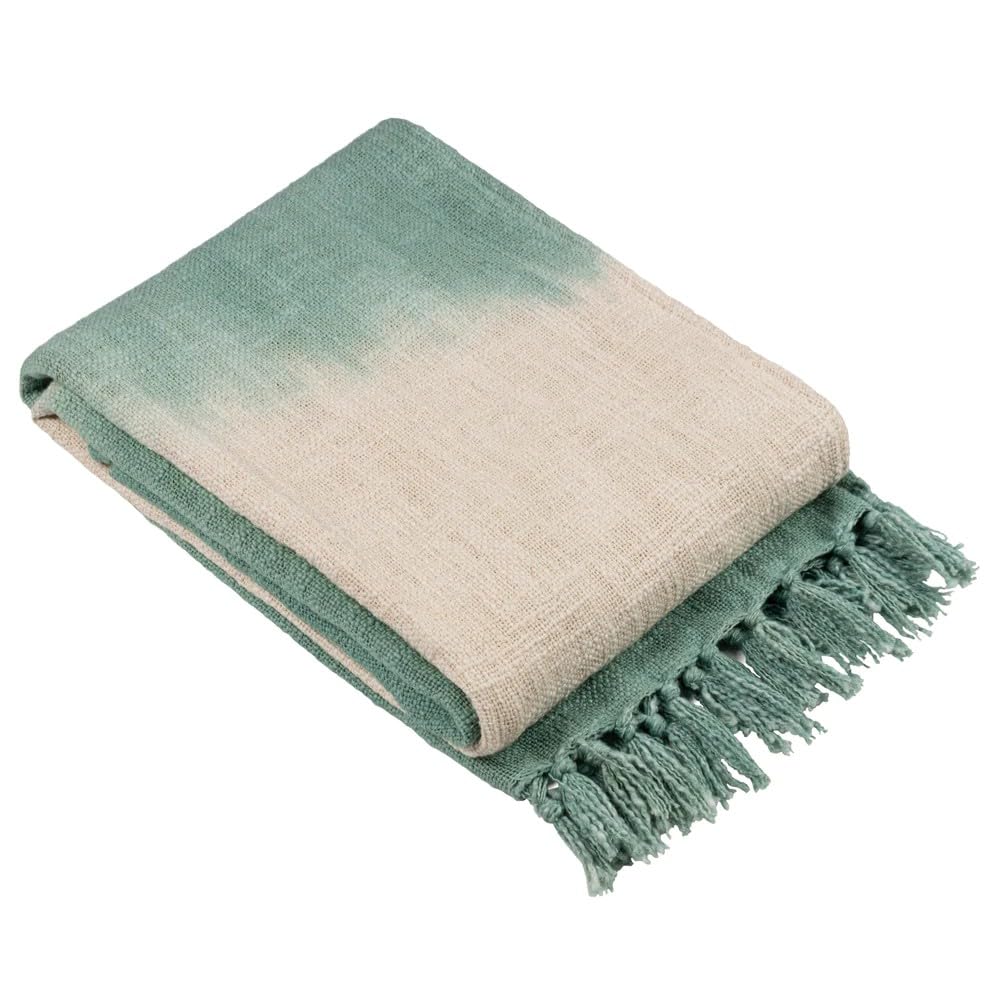furn. Mizu Dip Dye Fringed Throw