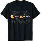 Funny Solar System - Astronauts Space Video Games T-Shirt