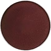 MAC Cosmetics Powder Kiss Soft Matte Eye Shadow Pro Palette Refill Pan - Give A Glam (Blackened chocolate brown) .05 Oz / 1.5 g