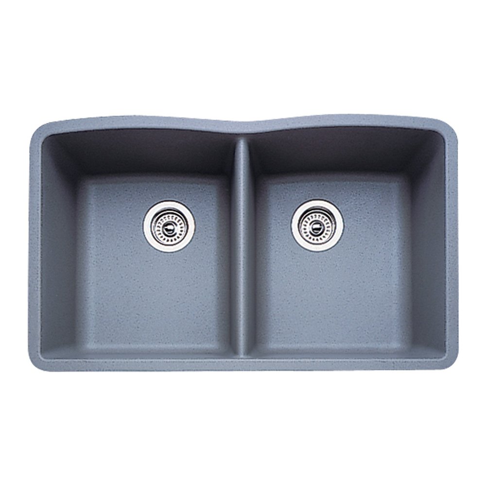 Best 36′ Undermount Kitchen Sink Double Bowl Grey
