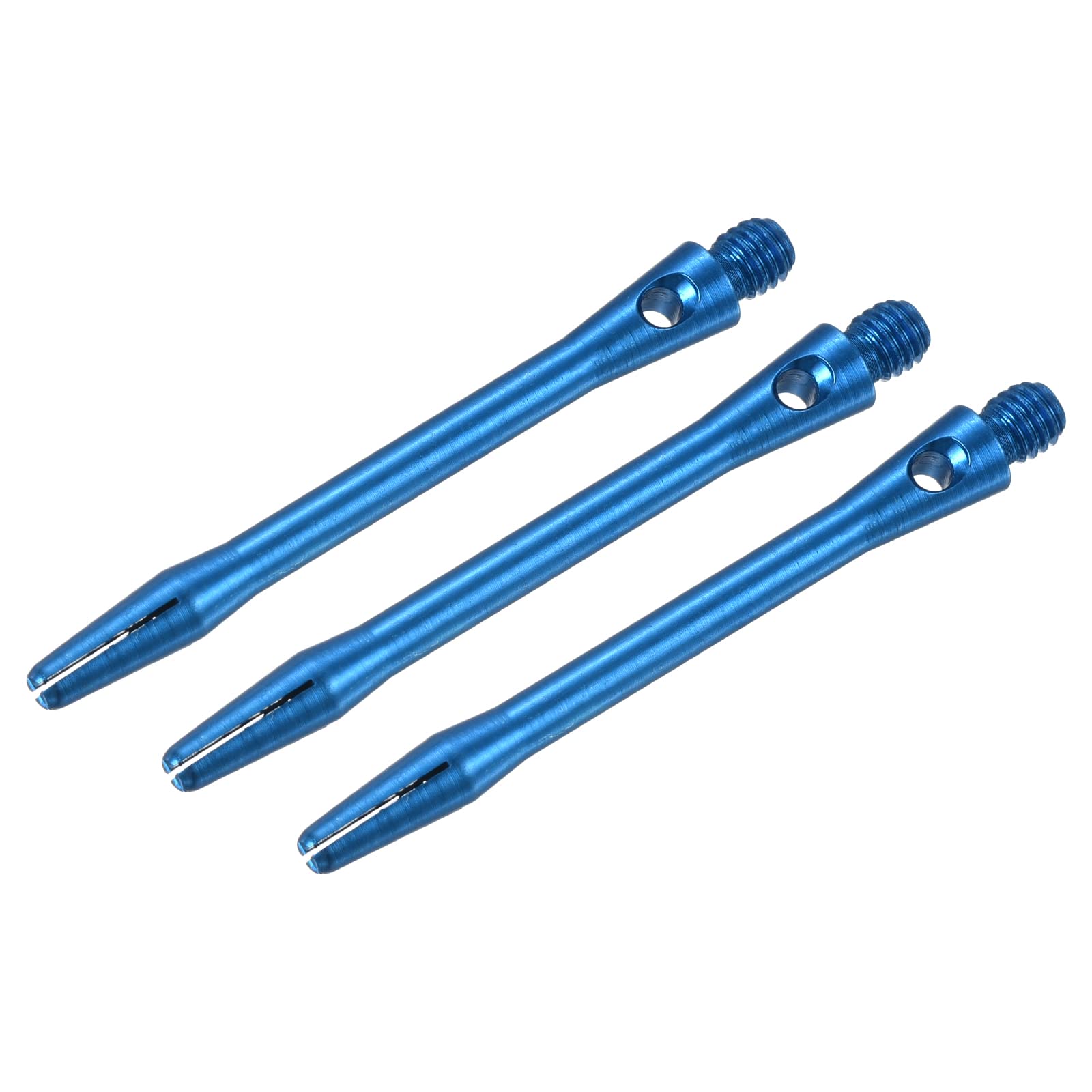 PATIKIL 48mm Aluminum Dart Shafts, Medium 2BA Thread Dart Stems Dart Accessories Throwing Fitting for Steel Tip - 3 Pack (Sky Blue)