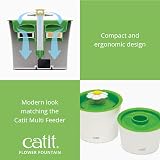 Catit Flower Cat Water Fountain Drinking Fountain with Water Level Window view 8