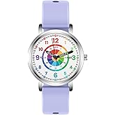 Kchss Childrens Watches, Kids Learning Watch, Dart-Board Children's Toddler Learning Time and Easy to Read Time, Analog Watch for Boys and Girls Ages 3~11