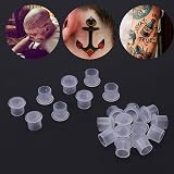 Wandisy 1000pcs Tattoo Ink Cups Pigment Microblading Eyebrow Disposable Plastic view 2