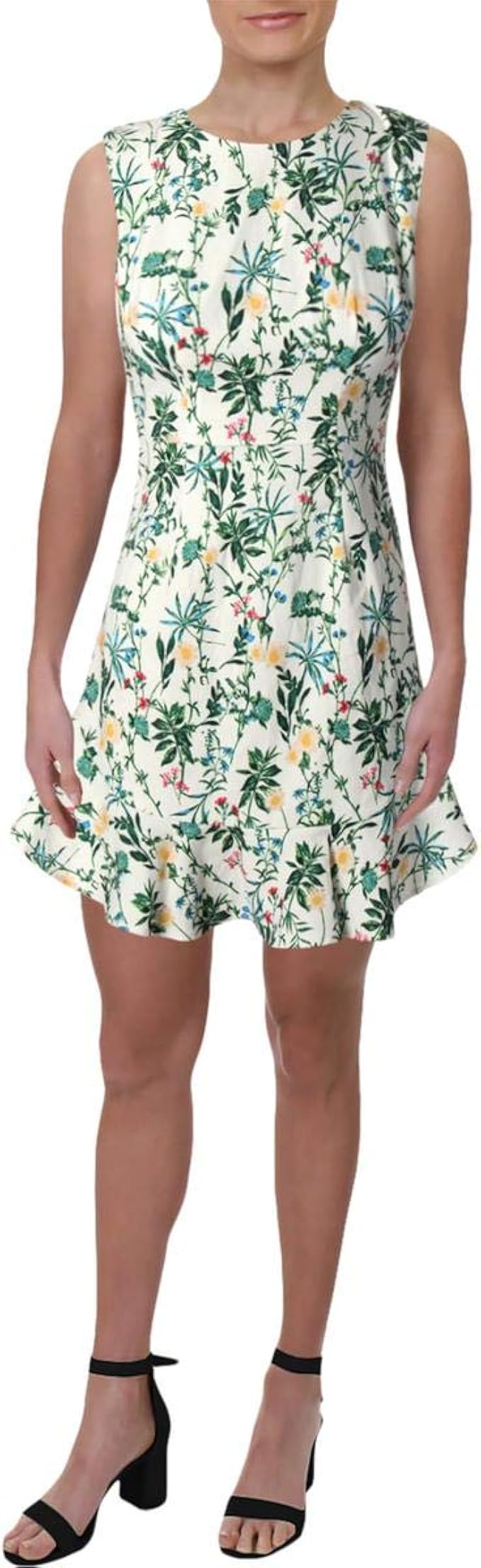 aqua fit and flare dress