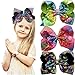 Sequin Bow 8 Inch Large Glitter Bow Sparkly Hair Ribbon Bows with Alligator Hair Clips Mermaid Hair Accessories for Girls Toddlers Kids Teens Senior Pack Of 3