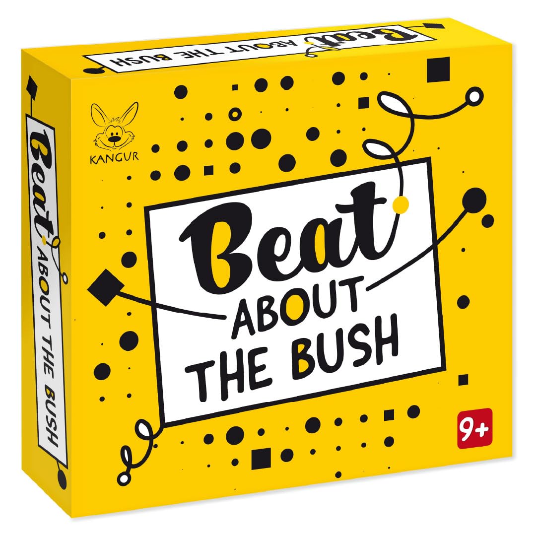 KANGUR Great Word Guessing Party Game Card Game Family Game Travel Game for Kids for Teens and Adults | Beat About the Bush | Age: 9+
