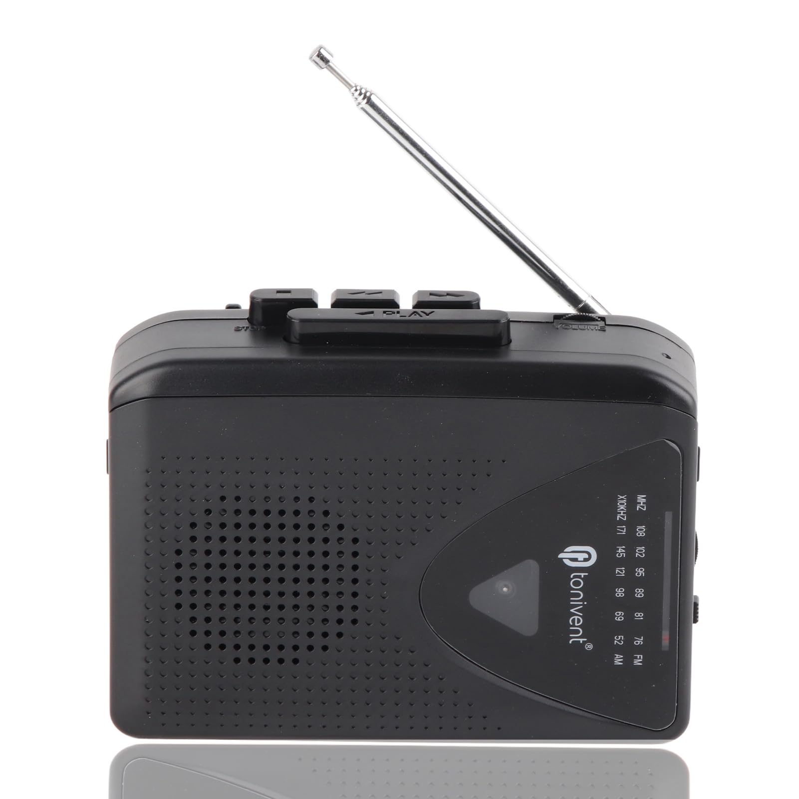 Portable Cassette Players Recorders, FM AM Radio Tape Player with Built In Speakers, 3.5 mm Jack, Audio Cassette Player Recorder for Outdoor