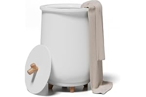 EUHOMY Towel Warmer Bucket, 20L Large Towel Warmers for Bathroom and Spa, Auto Shut-Off & Adjustable Timer for 20/40/60/90 mins, Hot Towel Warmer with Fragrance Disc, Gift for Him&Her, Blankets