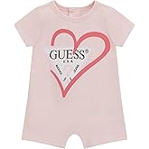 GUESS baby-boys Eco Stretch Jersey Romper