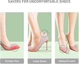 VivoFoot 4 Pcs Foam Ball of Foot Cushions Metatarsal Pads Beige view 3