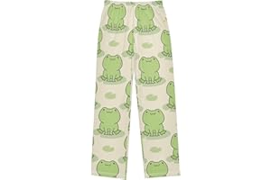 IHCVHQX Boys Pajamas Pants Cute Frog Dragonfly Elastic Waist PJ Bottoms Comfy Lounge Long Pants M