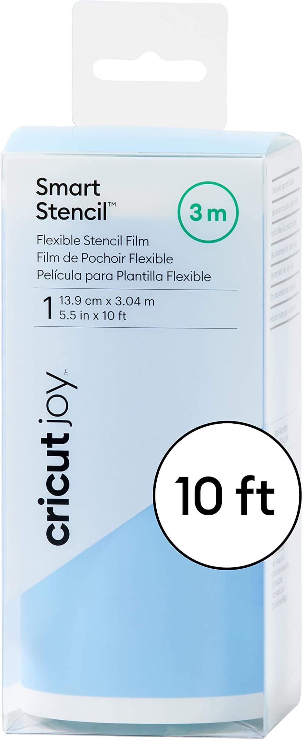Cricut Joy Smart Stencil 5.5X120 Adhesive Backing Durable Film