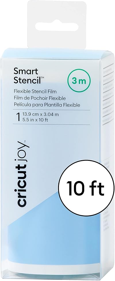 Cricut Joy Smart Stencil 5.5X120 Adhesive Backing Durable Film