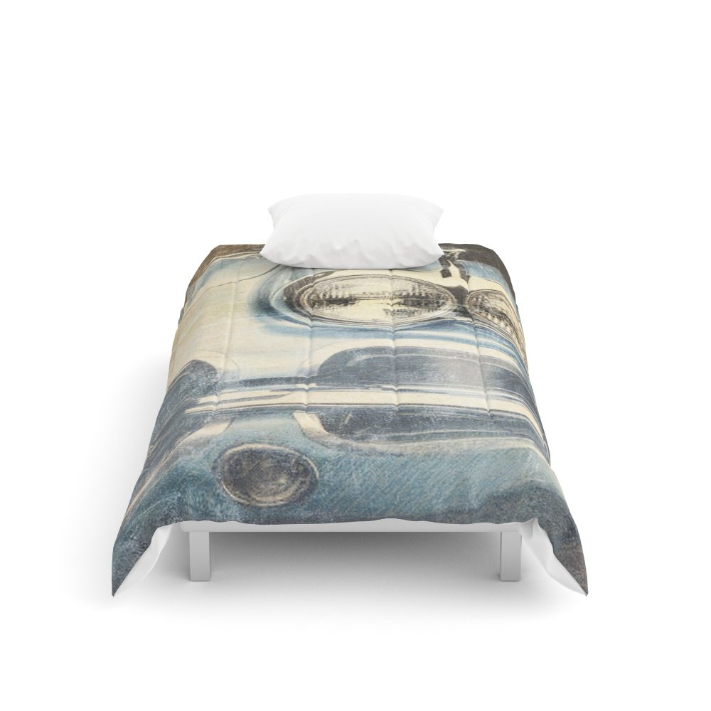 Durable Service Society6 Corvette Comforters Twin Xl 68 X 92