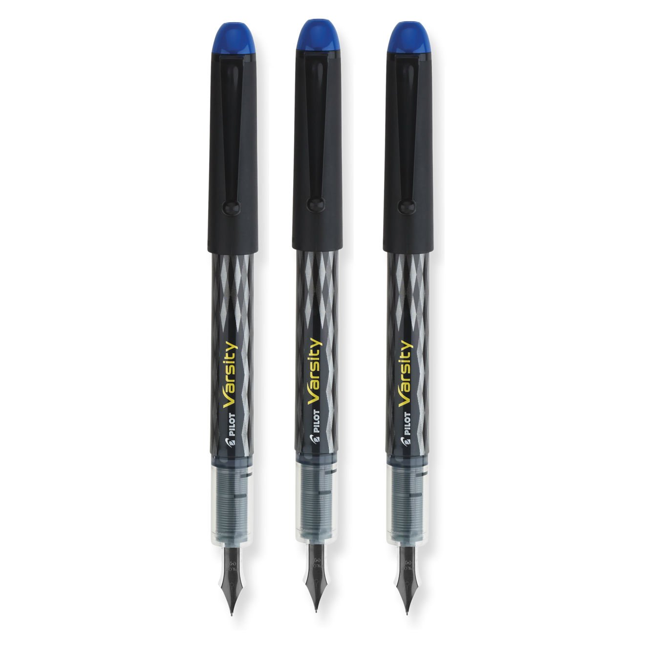 Pilot Varsity Disposable Fountain Pens, Blue Ink (90011x3) 799430364164