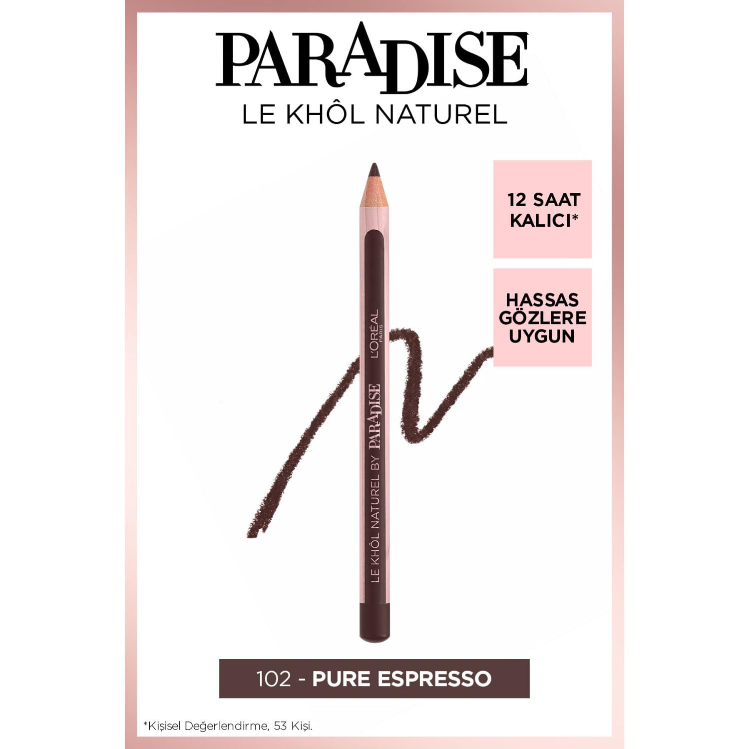 L'Oreal Paris Color Riche Le Khol Eyes Eyeliner 102 Pure Espresso