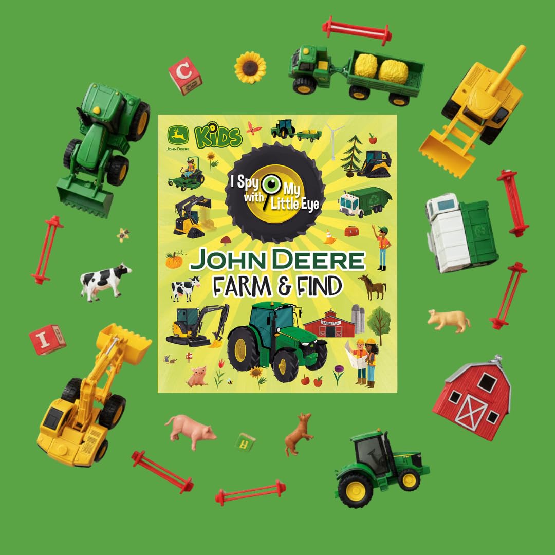 I Spy With My Little Eye John Deere Farm & Find - Kids Search, Find, and Seek Activity Book, Ages 3, 4, 5, 6+