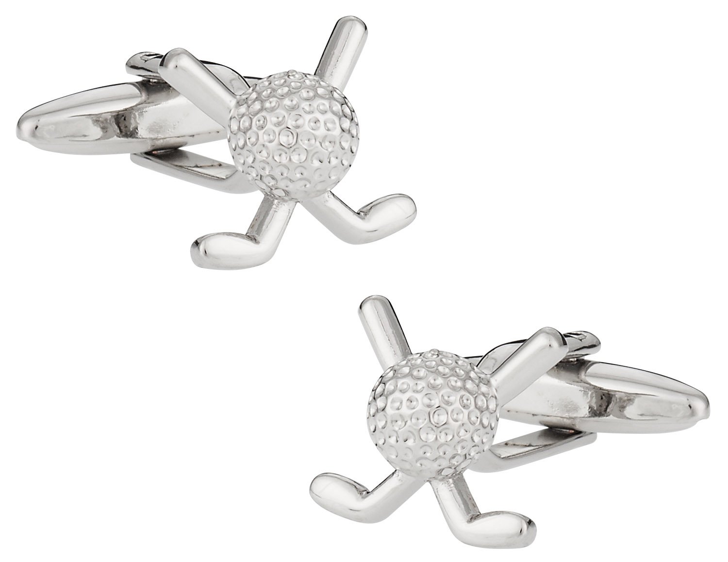 Silver Golf Cuff Links