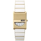 Breda Pulse Tandem Rectangular Watch, 26mm &ndash; Stainless Steel Bracelet, Japanese Quartz Movement