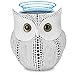 APPS2Car Owl Holder [6 inch Tall] Echo Dot 2nd 1st Generation Speaker, Crafted Dots Owl Case Stand Amazon Alexa Round Dot Home Office Decor (White)