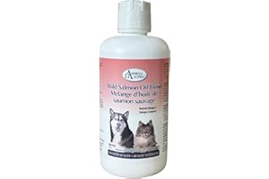Omega Alpha Wild Salmon Oil for Dogs and Cats Supplements, Pet Daily-(Size) (1L)