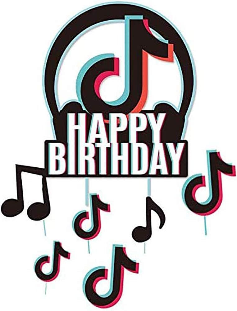 38pcs Tik Tok Party Decorations Short Video Sign Birthday Party Supplies Banners Cake Topper Balloons Decorations Backdrop For Kids Boys Girls Party Tik Tok Birthday Party Decorations Kit Toys Games Balloons
