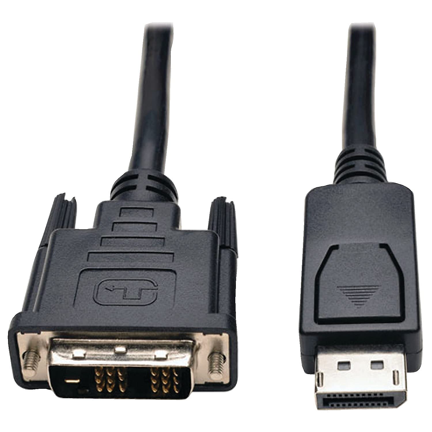 Tripp Lite DisplayPort to DVI Adapter Cable (DP with Latches to DVI-D Single Link M/M), 3.05 m (P581-010)