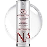 TSJ Bio NAD+ Brilliant Brightening Serum - Advanced Formula with NAD+ 50,000PPM, Resveratrol, Exosomes, Glutathione & Tranexamic Acid