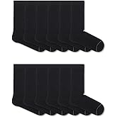 Sock Laboratory Men's Dress Socks - Egyptian Cotton - Crew (Box of 12)