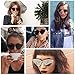 Sunglasses for Women WISH CLUB Retro Vintage Tinted Lens Cat Eye Sunglasses Clout Goggles Mental Frame