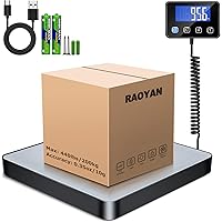 RAOYAN Shipping Scale, 440lb/0.5oz High Accuracy Digital Postal Scale with LCD Display, Hold/Tare Function, Shipping Scale fo