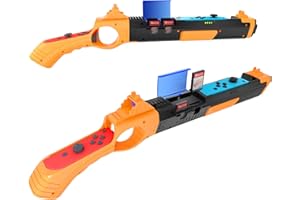 HONGHAO Switch Shooting Controller for Nintendo Joy-Con Hunting Games, 1 PCS Switch Hand Grip Accessories Compatible with Nintendo Switch Games (Orange)