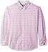 IZOD Men's Big and Tall Essential Plaid Long Sleeve Shirt