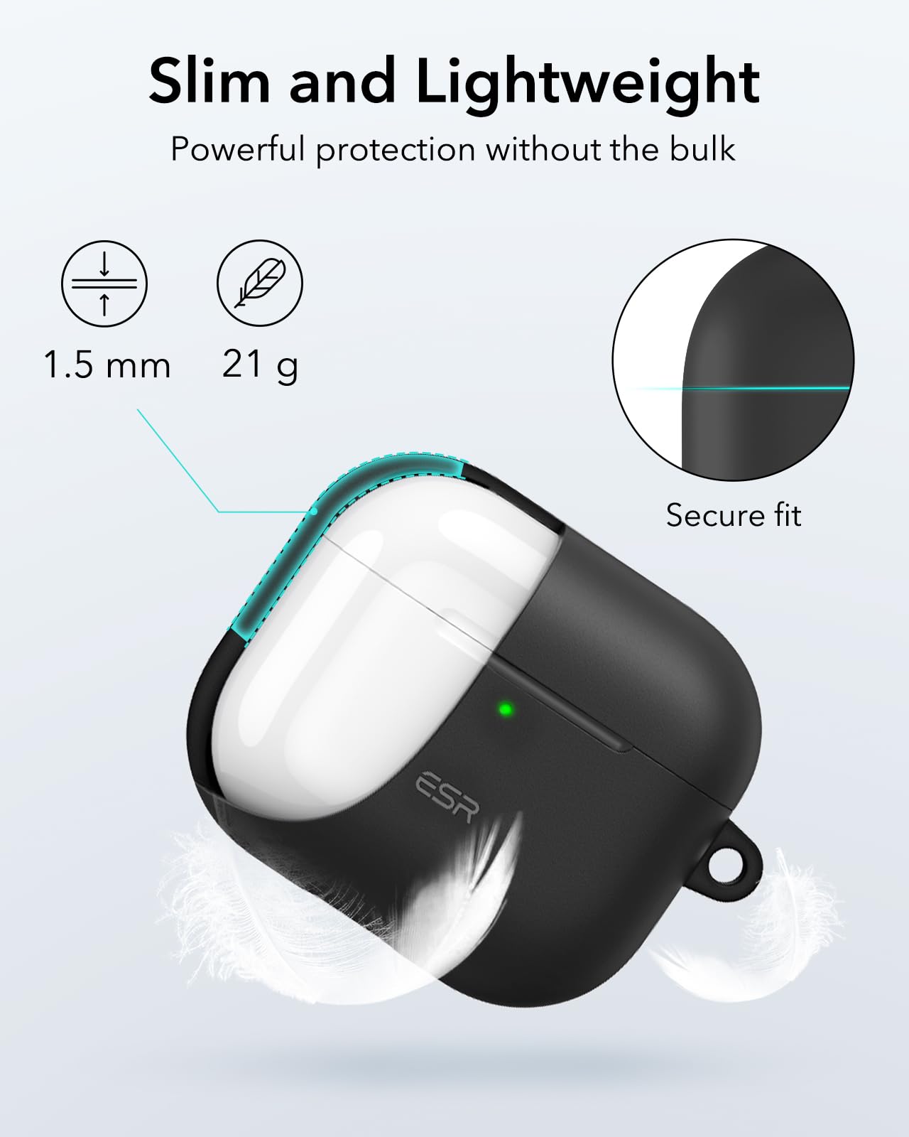 ESR for AirPods 4 Case, Compatible with Apple