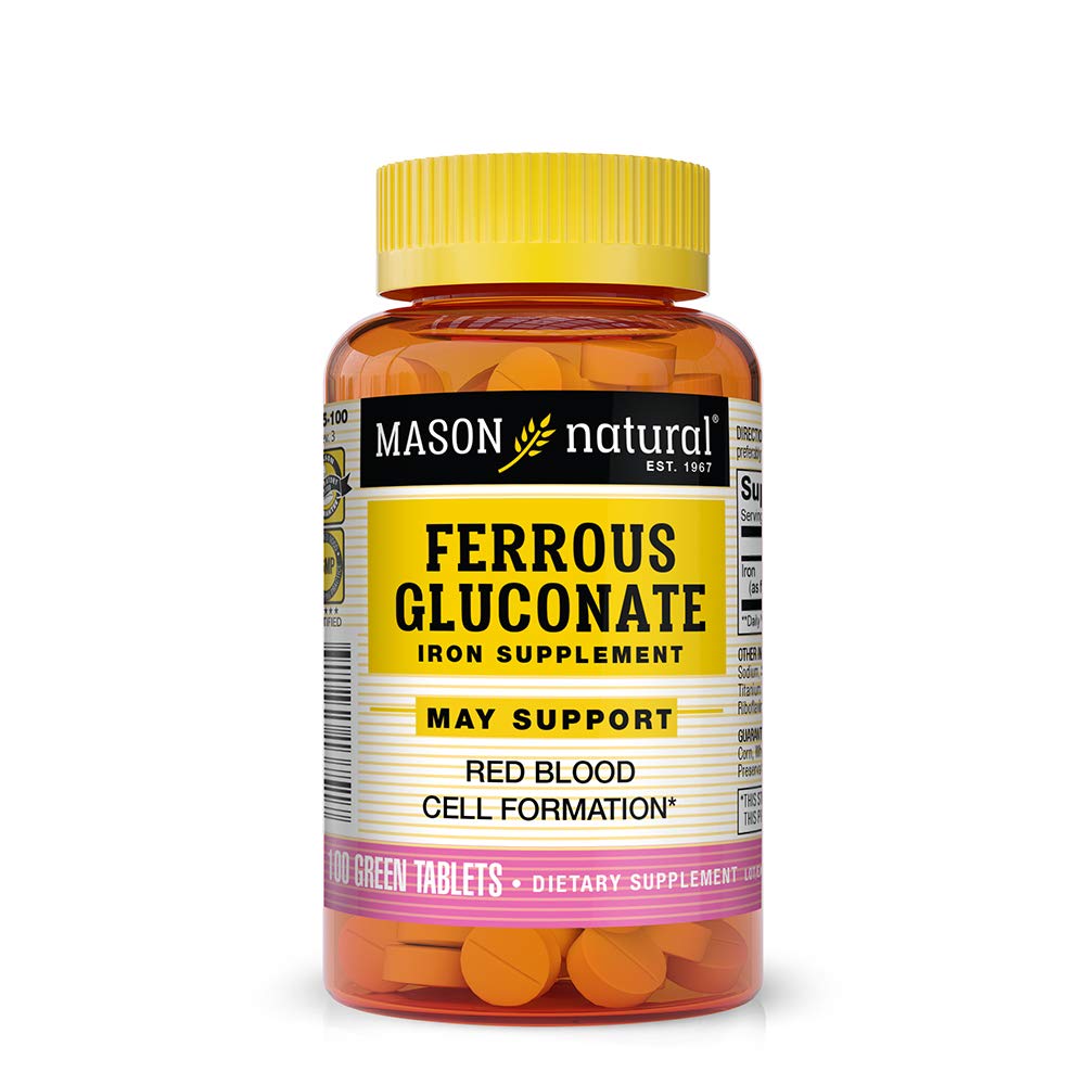 Mua Mason Natural, Iron Ferrous Gluconate 240 Mg Tablets, 100 Count