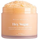 NCLA Beauty Hey Sugar All Natural Body Scrub - Moisturizing, Exfoliating Sugar Scrub - Shea, Cocoa, and Mango Butters - Papaya Vanilla - 8.8 oz
