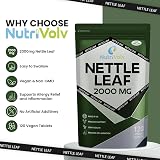 NutriVolv Nettle Leaf Tablets 2000 mg 120 Vegan Non-GMO view 2